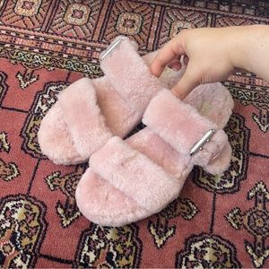 Pink UGG slippers